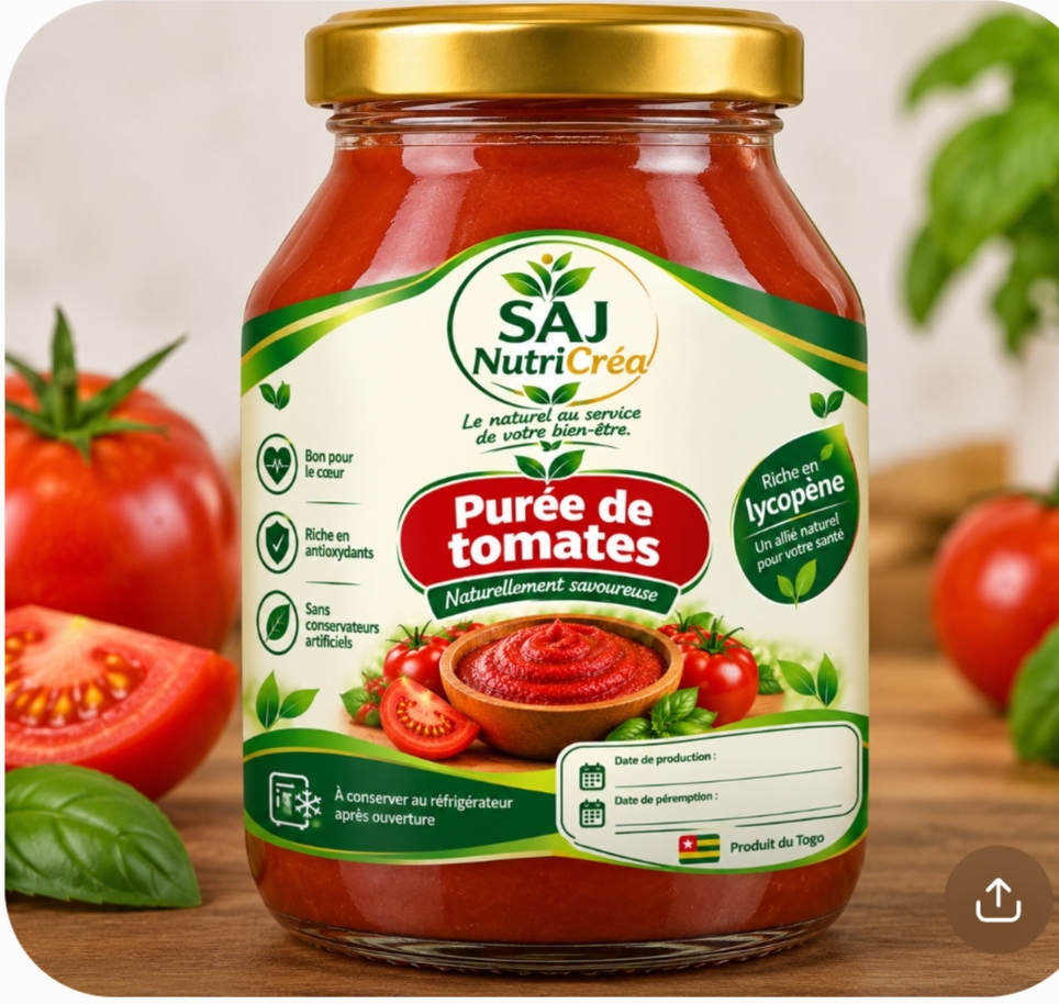 SAJ Nutri-crea  purée de tomates